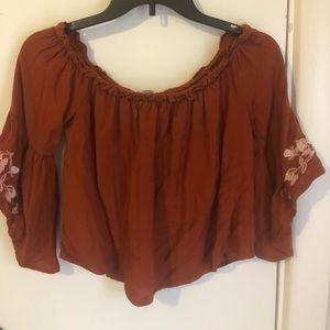 Charlotte Russe Used Off The Shoulder Top
